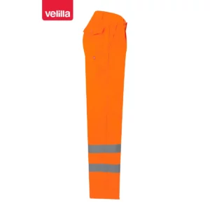 Pantalón alta visibilidad Velilla 160 Naranja flúor, vista lateral opuesta
