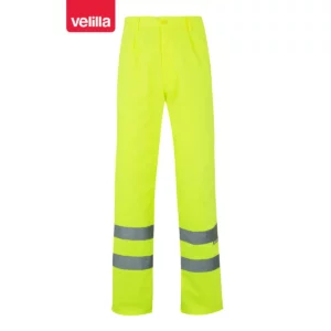 Pantalón alta visibilidad Velilla 160 Amarillo flúor, vista frontal