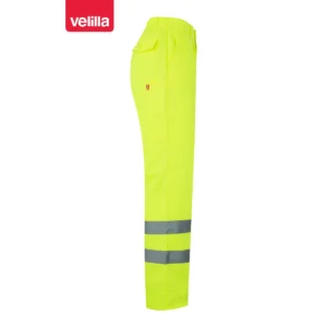 Pantalón alta visibilidad Velilla 160 Amarillo flúor, vista lateral opuesta