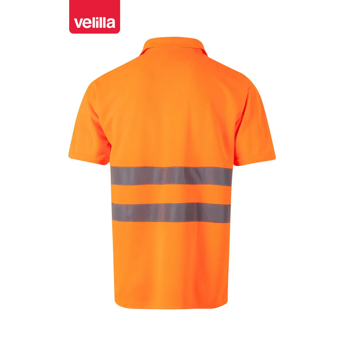 Polo alta visibilidad Velilla 172 6 Polo alta visibilidad Velilla 172 Naranja flúor, vista trasera