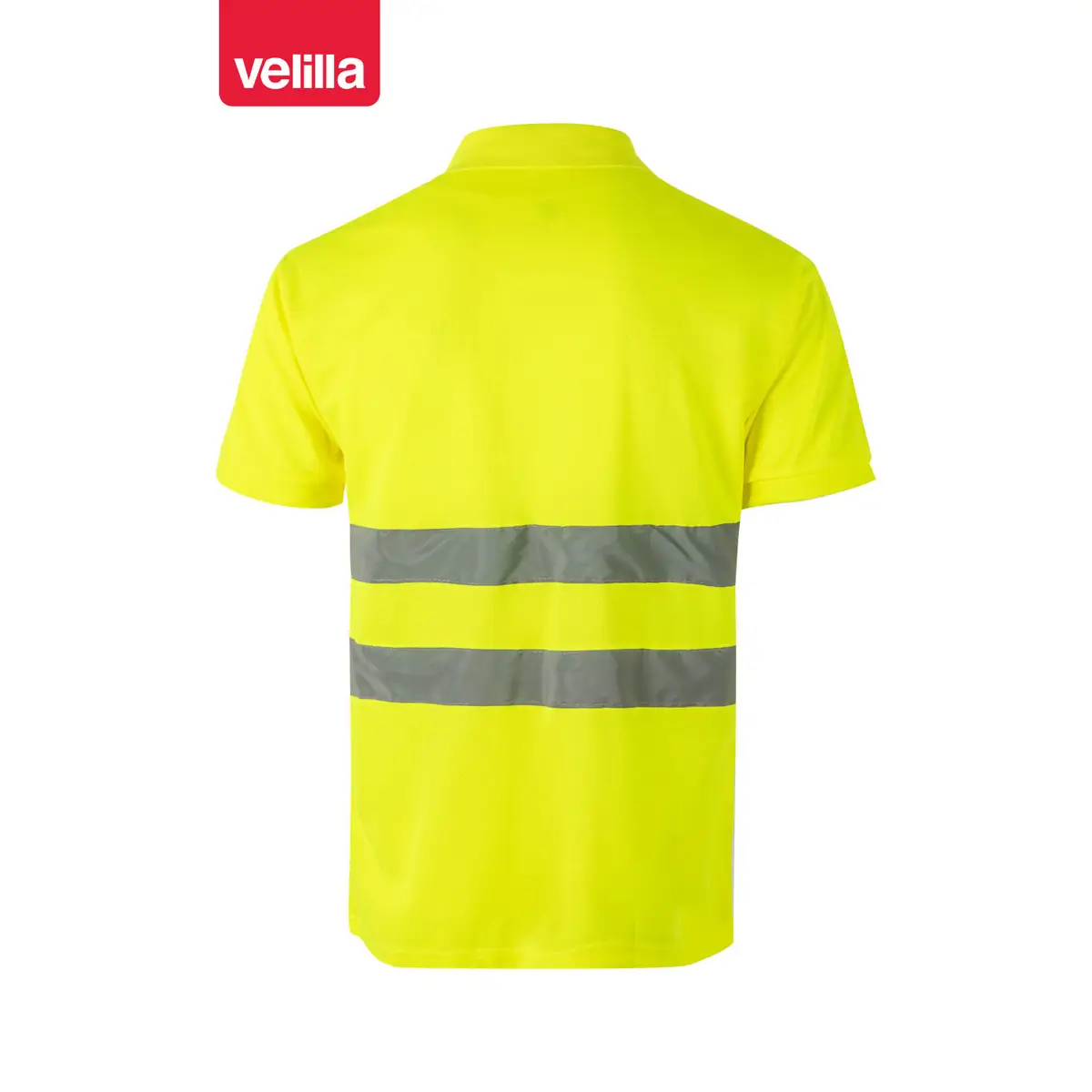 Polo alta visibilidad Velilla 172 3 Polo alta visibilidad Velilla 172 Amarillo flúor, vista trasera