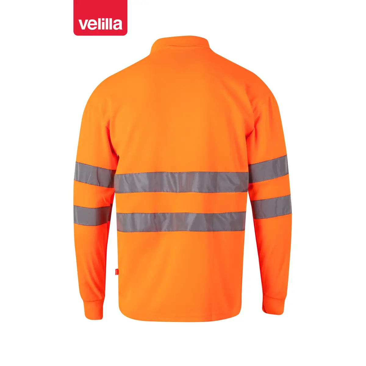 Polo alta visibilidad Velilla 174 6 Polo alta visibilidad Velilla 174 Naranja flúor, vista trasera