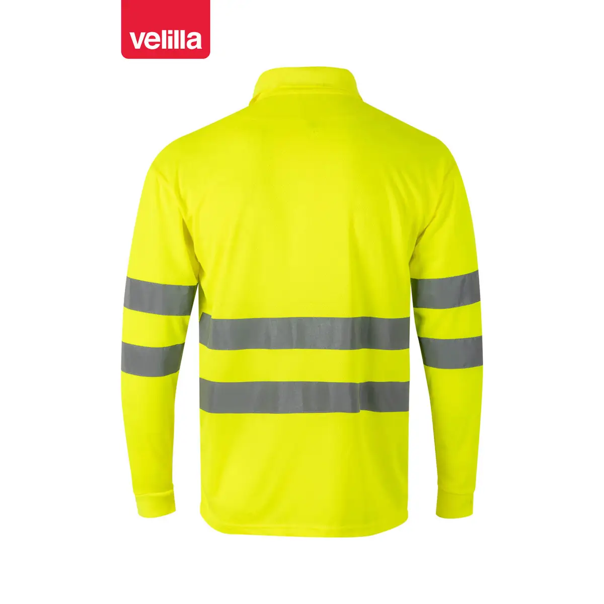 Polo alta visibilidad Velilla 174 3 Polo alta visibilidad Velilla 174 Amarillo flúor, vista trasera