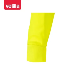 Jersey bicolor alta visibilidad Velilla 179 Azul marino/Amarillo flúor, detalle de puño