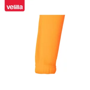 Forro polar alta visibilidad Velilla 180 Naranja flúor, detalle de puño