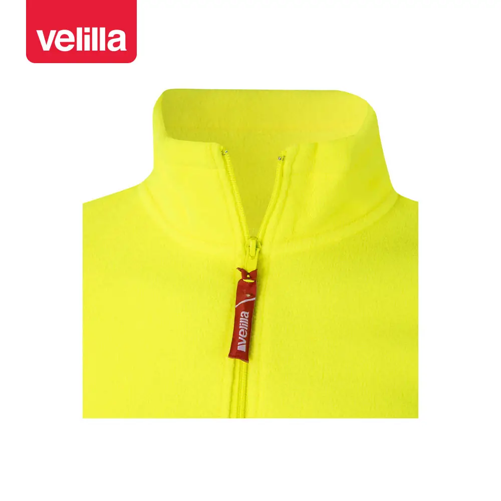 Forro polar alta visibilidad Velilla 180 10 Forro polar alta visibilidad Velilla 180 Amarillo flúor, detalle de cuello