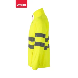 Chaqueta polar alta visibilidad Velilla 181 Amarillo flúor, vista lateral
