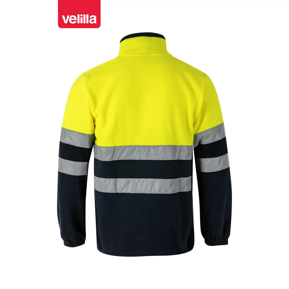 Forro polar bicolor alta visibilidad Velilla 182 9 Forro polar bicolor alta visibilidad Velilla 182 Azul marino/Amarillo flúor, vista trasera