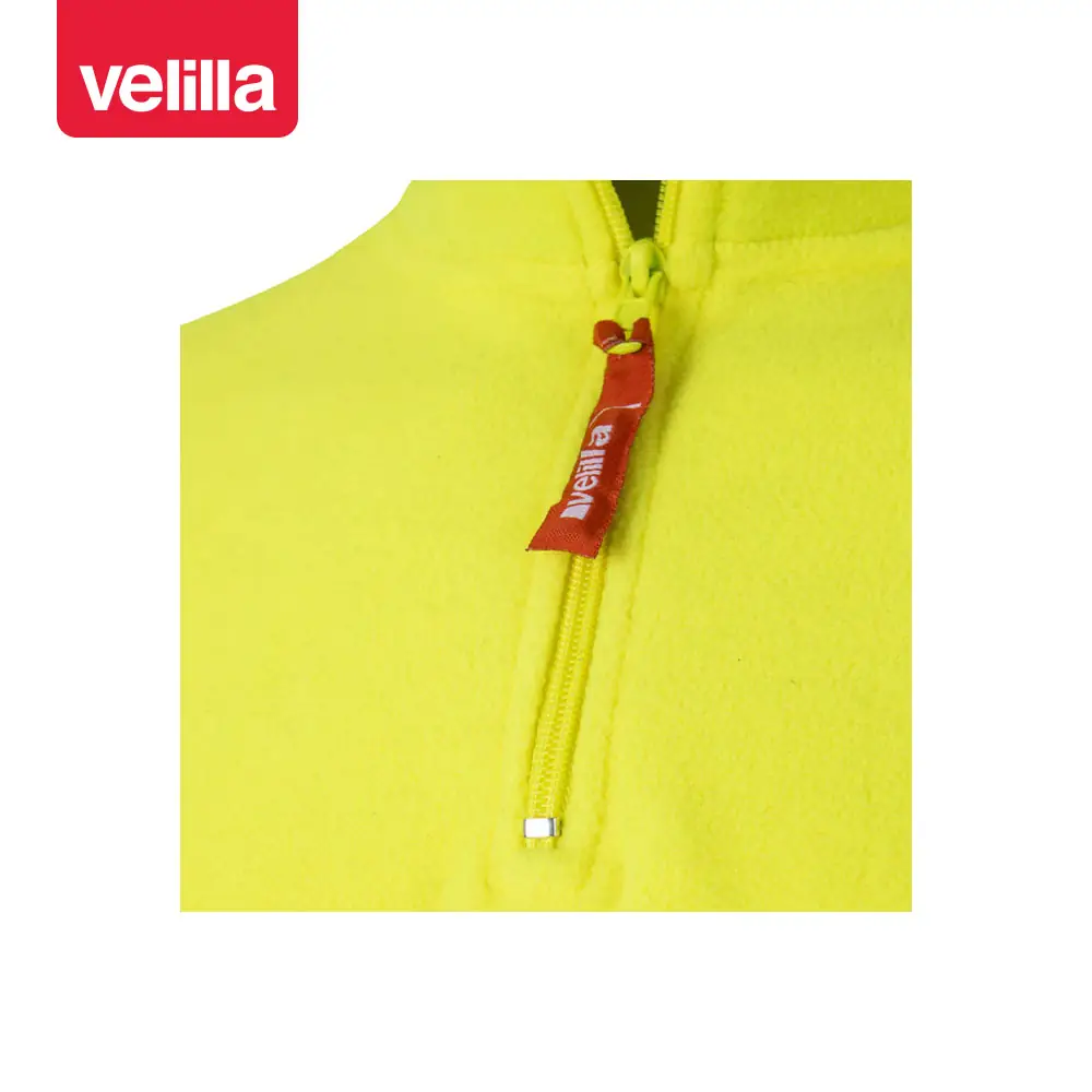 Forro polar bicolor alta visibilidad Velilla 182 23 Forro polar bicolor alta visibilidad Velilla 182 Azul marino/Amarillo flúor, detalle de cremallera