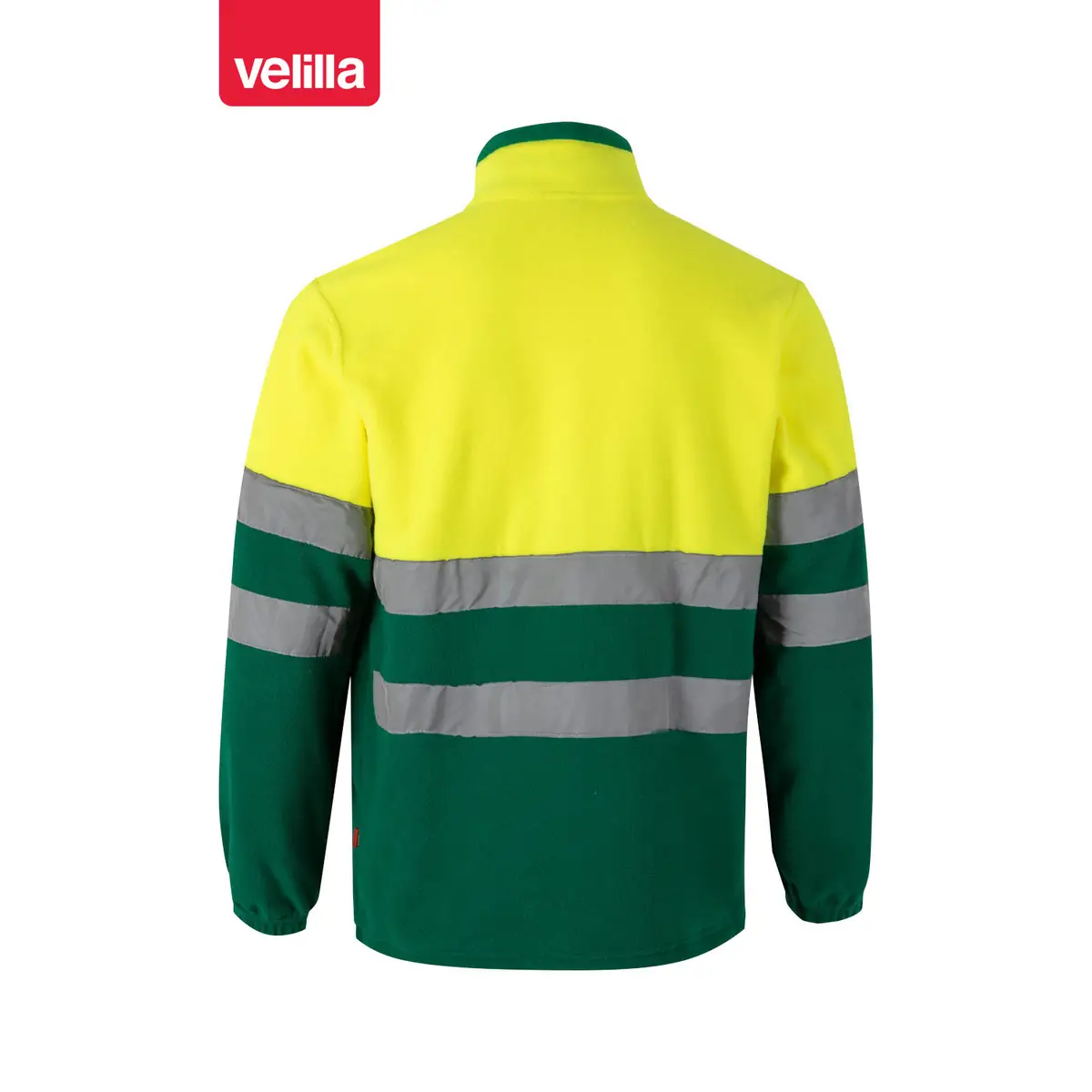 Forro polar bicolor alta visibilidad Velilla 182 6 Forro polar bicolor alta visibilidad Velilla 182 Verde/Amarillo flúor, vista trasera