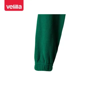 Forro polar bicolor alta visibilidad Velilla 182 Verde/Amarillo flúor, detalle de puño