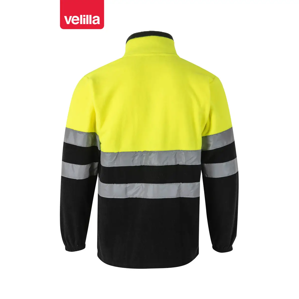 Chaqueta polar bicolor alta visibilidad Velilla 183 61 Chaqueta polar bicolor alta visibilidad Velilla 183 Negro/Amarillo flúor, vista trasera