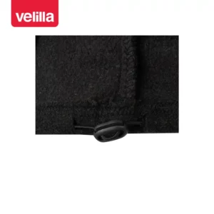 Chaqueta polar bicolor alta visibilidad Velilla 183 Negro/Amarillo flúor, detalle de ajuste del bajo
