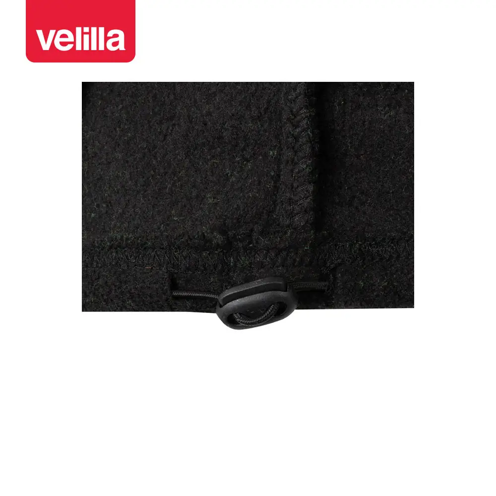 Chaqueta polar bicolor alta visibilidad Velilla 183 12 Chaqueta polar bicolor alta visibilidad Velilla 183 Negro/Amarillo flúor, detalle de ajuste del bajo