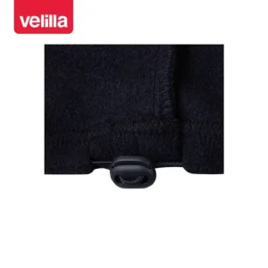 Chaqueta polar bicolor alta visibilidad Velilla 183 Azul marino/Naranja flúor, detalle de ajuste del bajo