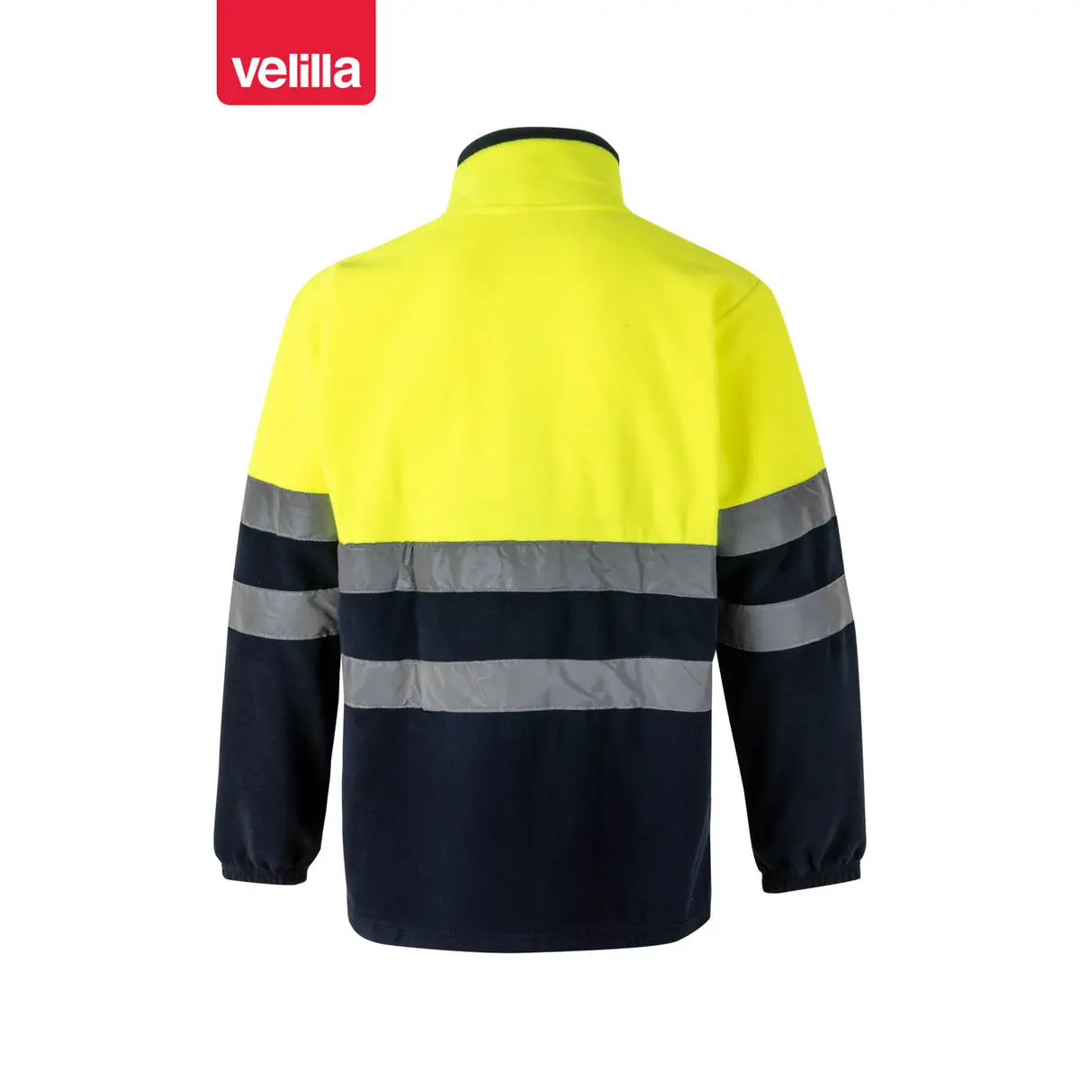 Chaqueta polar bicolor alta visibilidad Velilla 183 64 Chaqueta polar bicolor alta visibilidad Velilla 183 Azul marino/Amarillo flúor, vista trasera