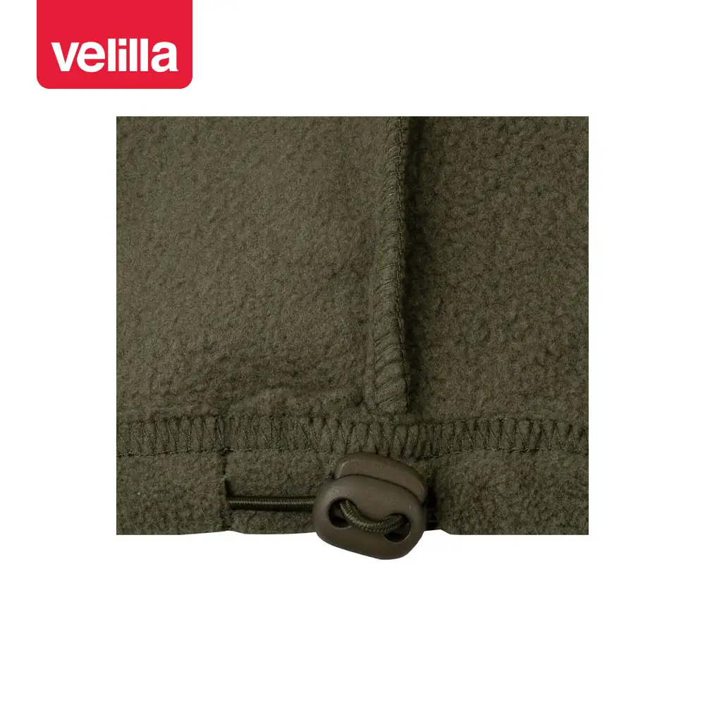 Chaqueta polar bicolor alta visibilidad Velilla 183 31 Chaqueta polar bicolor alta visibilidad Velilla 183 Verde caza/Amarillo flúor, detalle de ajuste del bajo