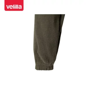 Chaqueta polar bicolor alta visibilidad Velilla 183 Verde caza/Amarillo flúor, detalle de puño