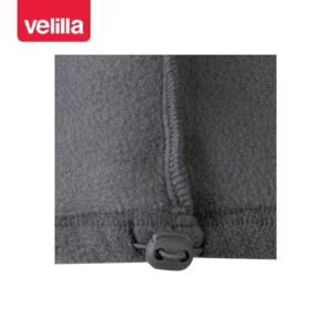 Chaqueta polar bicolor alta visibilidad Velilla 183 Gris/Naranja flúor, detalle de ajuste del bajo