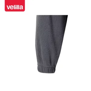 Chaqueta polar bicolor alta visibilidad Velilla 183 Gris/Amarillo flúor, detalle de puño