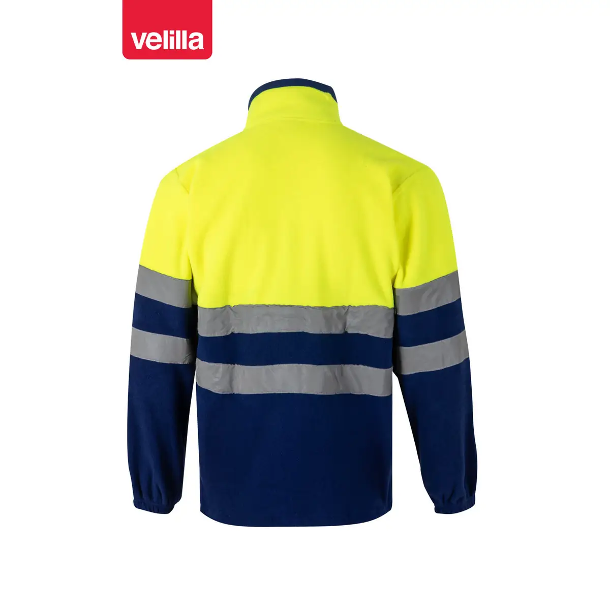 Chaqueta polar bicolor alta visibilidad Velilla 183 67 Chaqueta polar bicolor alta visibilidad Velilla 183 Azulina/Amarillo flúor, vista trasera