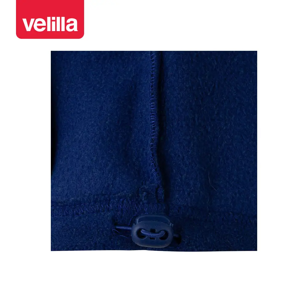 Chaqueta polar bicolor alta visibilidad Velilla 183 21 Chaqueta polar bicolor alta visibilidad Velilla 183 Azulina/Amarillo flúor, detalle de ajuste del bajo