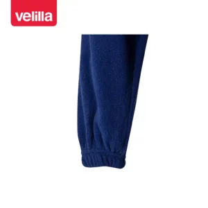 Chaqueta polar bicolor alta visibilidad Velilla 183 Azulina/Amarillo flúor, detalle de puño