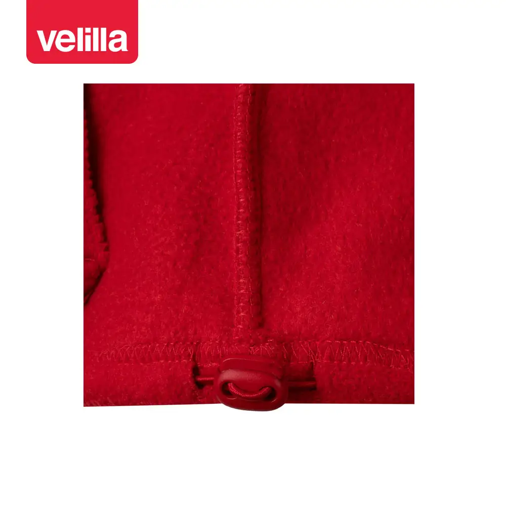 Chaqueta polar bicolor alta visibilidad Velilla 183 36 Chaqueta polar bicolor alta visibilidad Velilla 183 Rojo/Amarillo flúor, detalle de ajuste del bajo