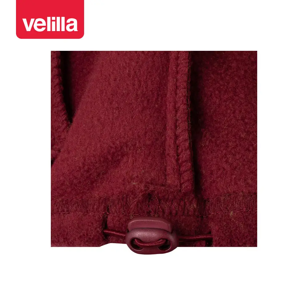 Chaqueta polar bicolor alta visibilidad Velilla 183 41 Chaqueta polar bicolor alta visibilidad Velilla 183 Granate/Amarillo flúor, detalle de ajuste del bajo