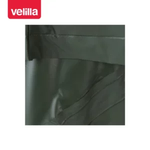 Poncho de lluvia con capucha Velilla 187 Verde, detalle de costura termosellada