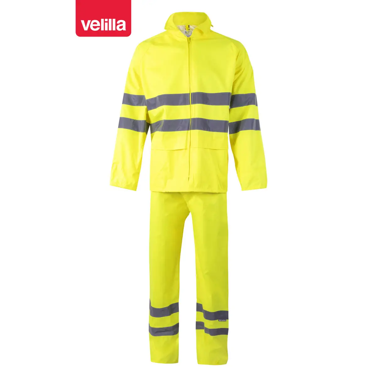 Traje de lluvia reflectante Velilla 189 1 Traje de lluvia reflectante Velilla 189 Amarillo flúor, vista frontal