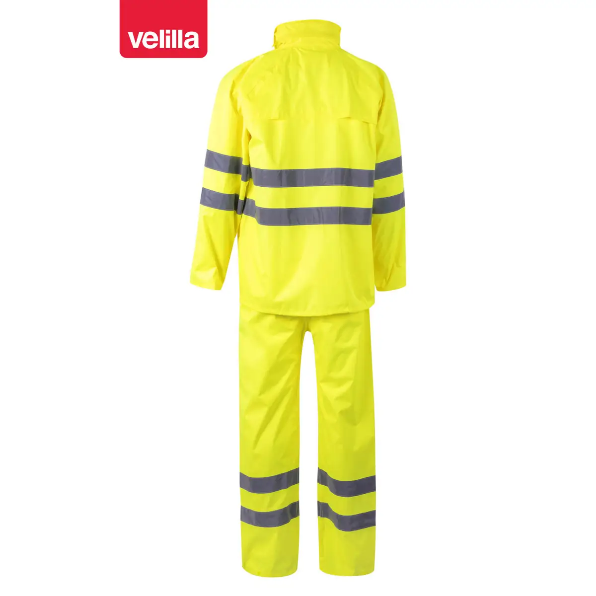 Traje de lluvia reflectante Velilla 189 3 Traje de lluvia reflectante Velilla 189 Amarillo flúor, vista trasera