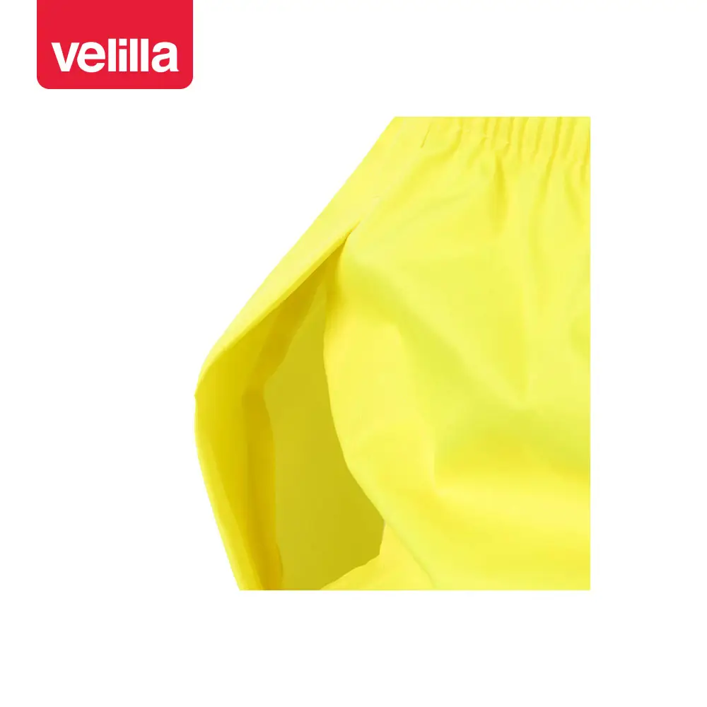 Traje de lluvia reflectante Velilla 189 11 Traje de lluvia reflectante Velilla 189 Amarillo flúor, detalle de acceso lateral al bolsillo