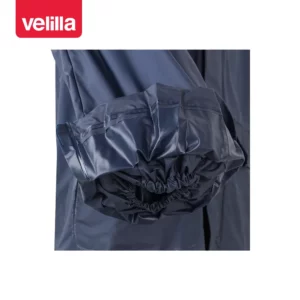 Traje de lluvia con capucha Velilla 19000 Azul marino, detalle de puño interior