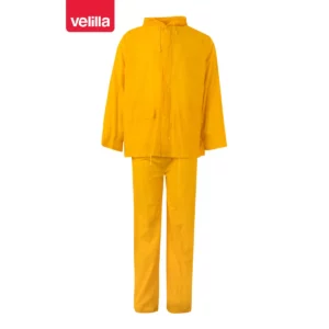 Traje de lluvia con capucha Velilla 19000 Amarillo, vista frontal