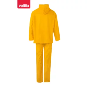 Traje de lluvia con capucha Velilla 19000 Amarillo, vista trasera