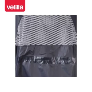 Traje de lluvia con capucha oculta Velilla 195 Azul marino, detalle de rejilla interior