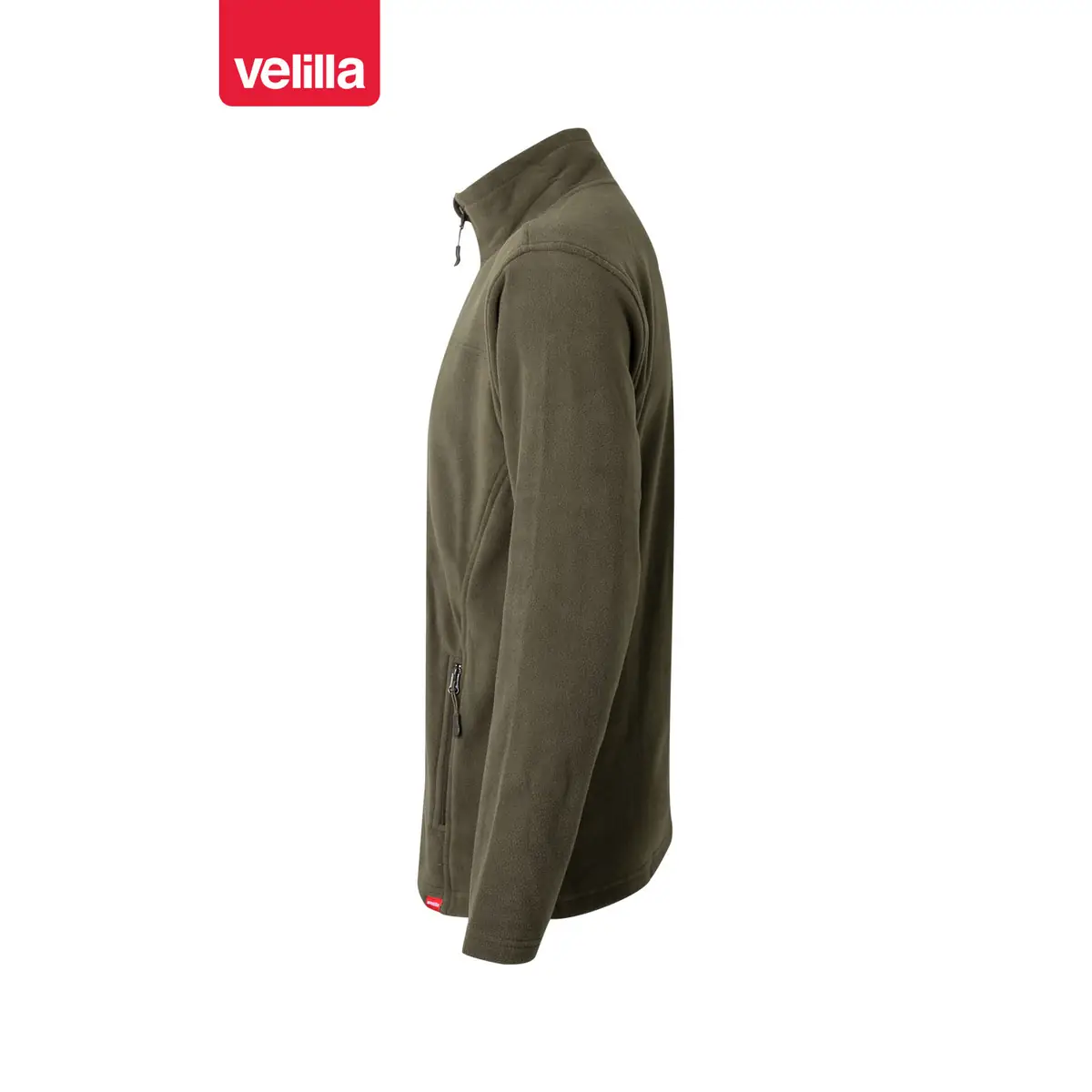 Chaqueta polar Velilla 201502 14 Chaqueta polar Velilla 201502 Verde caza, vista lateral