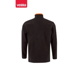 Chaqueta polar bicolor Velilla 201504 Negro/Naranja, vista trasera