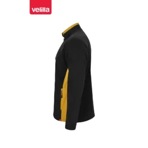 Chaqueta polar bicolor Velilla 201504 Negro/Amarillo, vista lateral