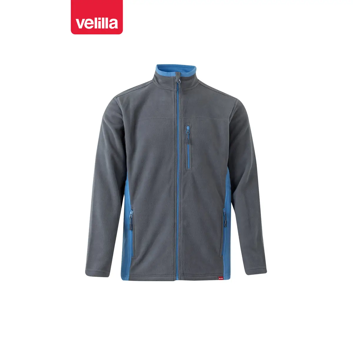 Chaqueta polar bicolor Velilla 201504 40 Chaqueta polar bicolor Velilla 201504 Gris/Celeste, vista frontal