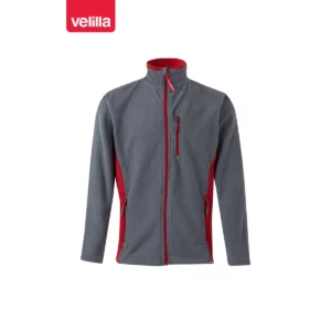Chaqueta polar bicolor Velilla 201504 Gris/Rojo, vista frontal