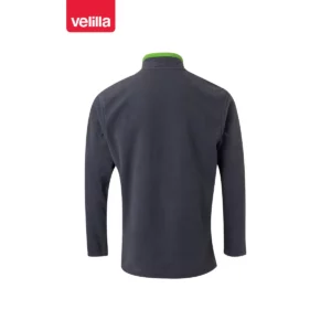 Chaqueta polar bicolor Velilla 201504 Gris/Verde lima, vista trasera