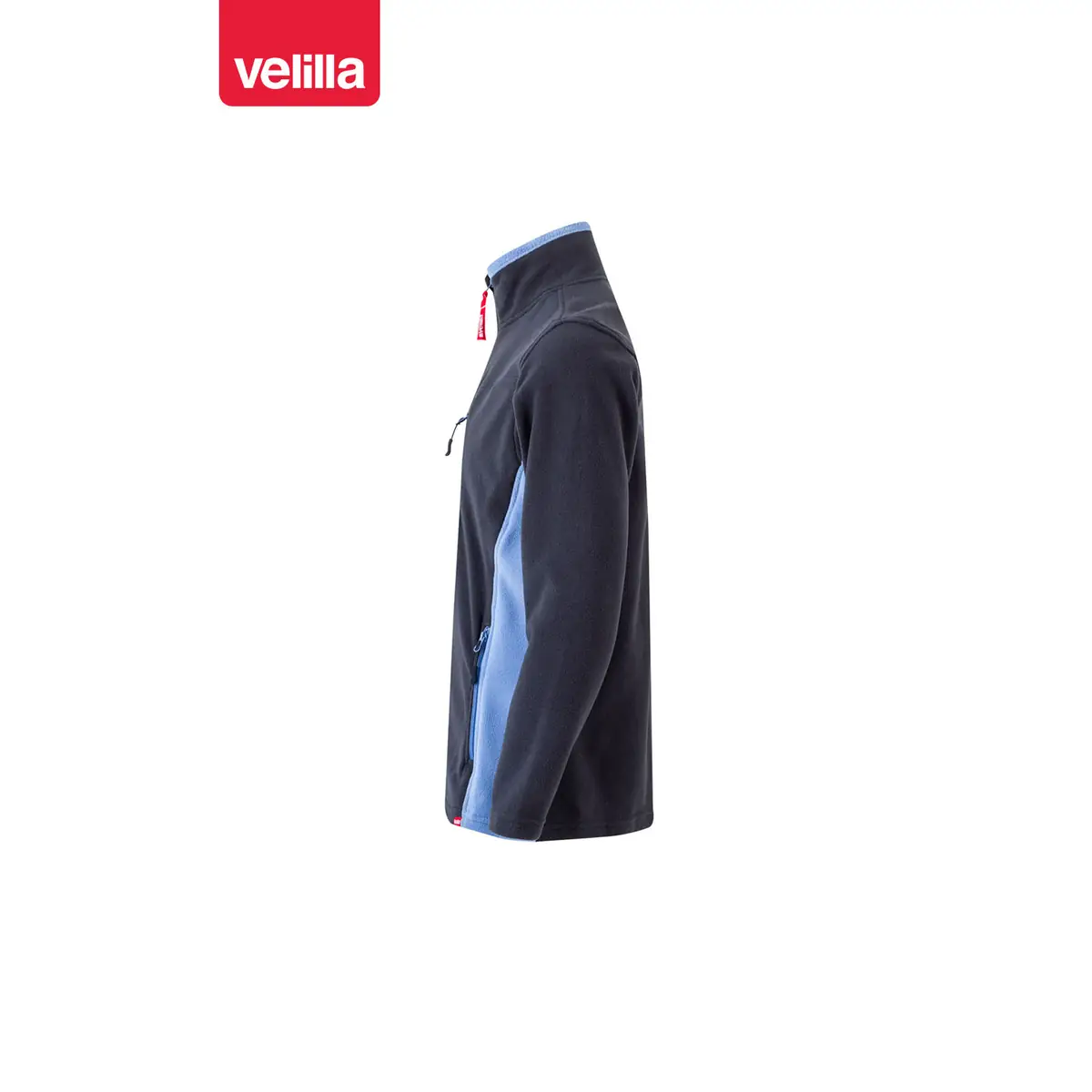 Chaqueta polar bicolor Velilla 201504 56 Chaqueta polar bicolor Velilla 201504 Azul navy/Celeste, vista lateral