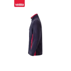 Chaqueta polar bicolor Velilla 201504 Azul navy/Rojo, vista lateral
