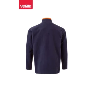 Chaqueta polar bicolor Velilla 201504 Azul navy/Naranja, vista trasera