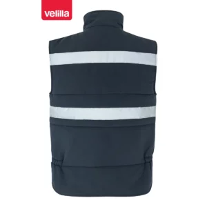 Chaleco acolchado con cintas Velilla 205904 Azul navy, vista trasera