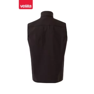 Chaleco soft shell Velilla 205905 Negro, vista trasera