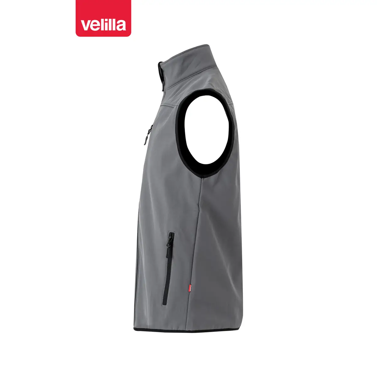 Chaleco soft shell Velilla 205905 5 Chaleco soft shell Velilla 205905 Gris, vista lateral