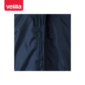 Parka acolchada impermeable Velilla 206003 Azul navy, detalle de cierre central